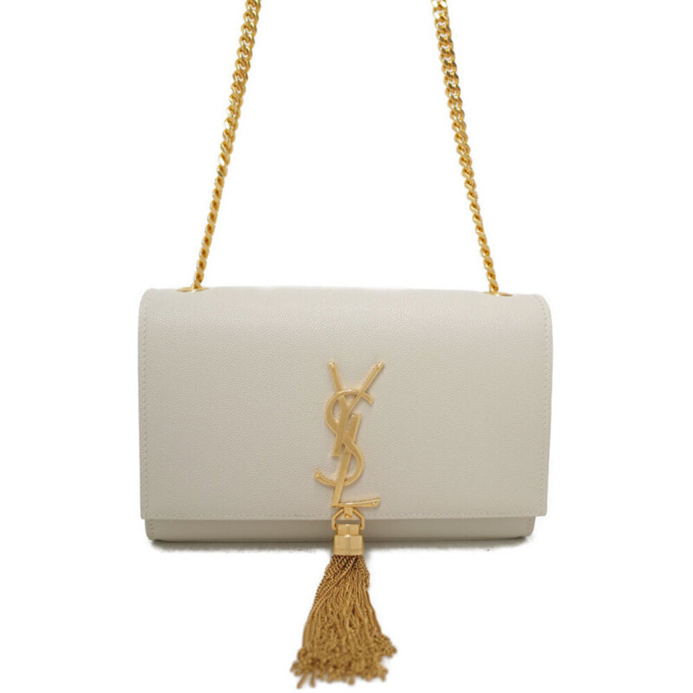SAINT LAURENT Paris Saint Paris YSL Logo Kate Chain Shoulder Bag